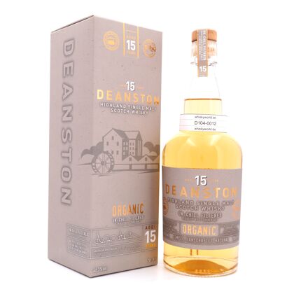 Deanston Organic 15 Jahre  0,70 Liter/ 46.3% vol