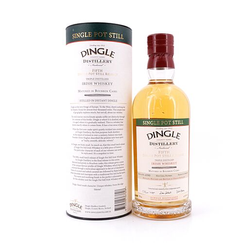 Dingle Fifth Single Pot Still Irish Whiskey 5th Edition 0,70 Liter/ 46.5% vol Produktbild