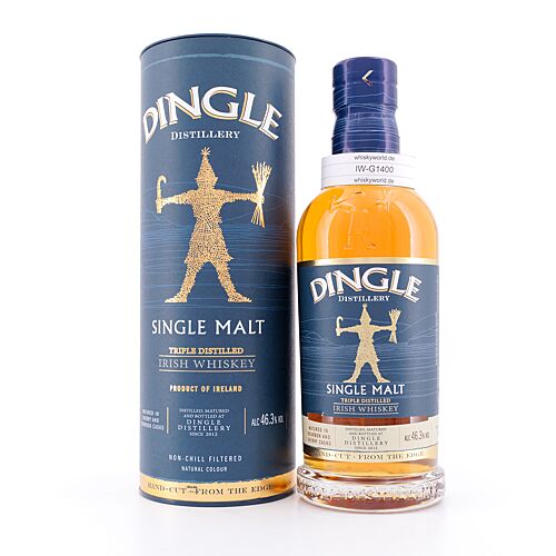 Dingle Single Malt Irish Whiskey Matured In Bourbon And Sherry Casks 0,70 Liter/ 46.3% vol Produktbild