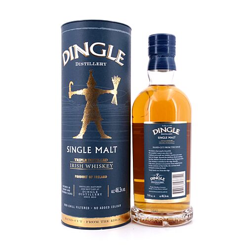 Dingle Single Malt Irish Whiskey Matured In Bourbon And Sherry Casks 0,70 Liter/ 46.3% vol Produktbild