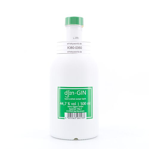 djin-Gin Hand-Crafted Juniter Spirit Gin  0,50 Liter/ 44.7% vol Produktbild