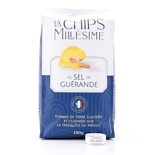 Domaine de la Croustille La Chips Millésime au Sel de Guérande Kartoffelchips mit Salz aus Guérande 130 Gramm Produktbild