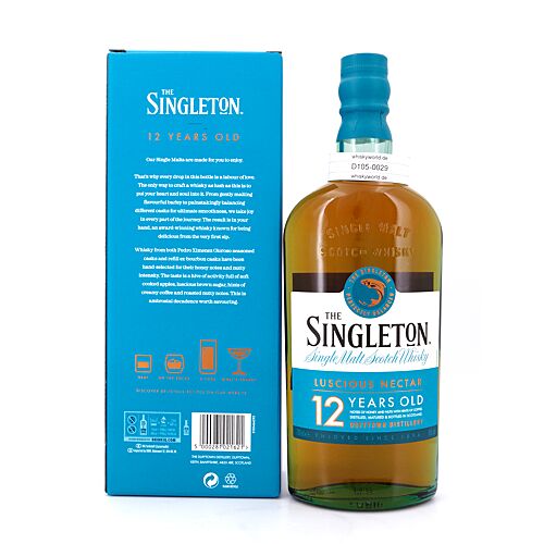 Dufftown 12 Jahre The Singleton of Dufftown Luscious Nectar 0,70 Liter/ 40.0% vol Produktbild