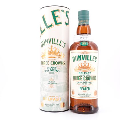 Dunville Three Crowns Peated  0,70 Liter/ 43.5% vol
