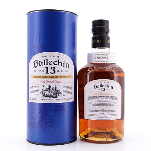 Edradour Ballechin 13 Jahre Cask Strength Batch #1  0,70 Liter/ 54.9% vol Produktbild