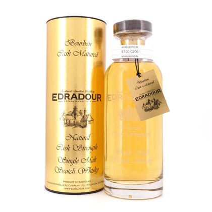 Edradour Natural Cask strenght Collection Small Batch Bourbon Jahrgang 2007 0,70 Liter/ 57.5% vol