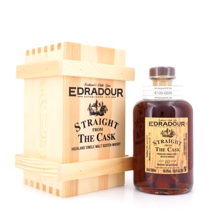 Edradour Straight from the Cask Collection Sherry 10 Jahre Jahrgang 2010 0,50 Liter/ 58.0% vol