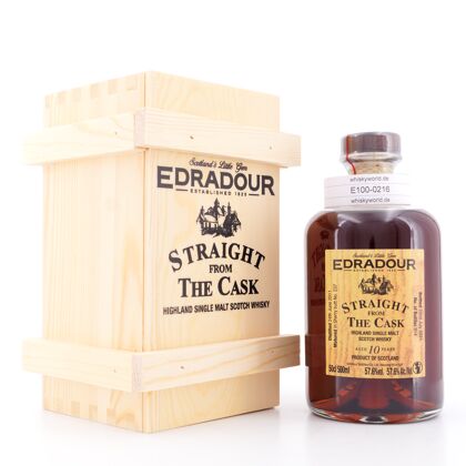Edradour Straight from the Cask Collection Sherry 10 Jahre Jahrgang 2011 0,50 Liter/ 57.6% vol