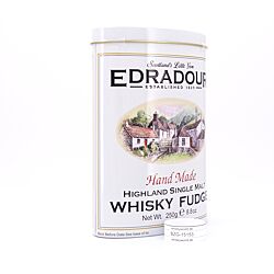 Edradour Whisky Fudge 25 Stück mit Edradour Whisky in Blechdose Produktbild