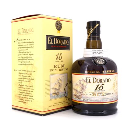 El Dorado 15 Jahre  0,70 Liter/ 43.0% vol