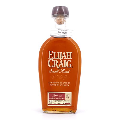 Elijah Craig Small Batch Kentucky Straight Bourbon Whiskey  0,70 Liter/ 47.0% vol Produktbild