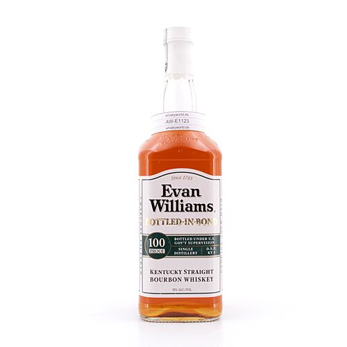 Evan Williams Bottled in Bond 100 Proof Kentucky Straight Bourbon Whiskey Literflasche 1 Liter/ 50.0% vol Produktbild