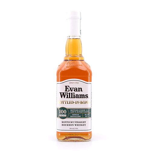 Evan Williams Bottled in Bond 100 Proof Kentucky Straight Bourbon Whiskey 0,70 Liter/ 50.0% vol Produktbild