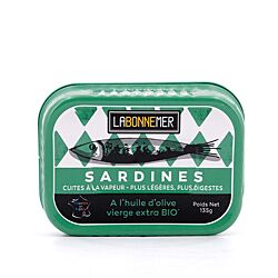 Ferrigno La Bonne Mer Sardinen mit Bio-Olivenöl 135g Produktbild