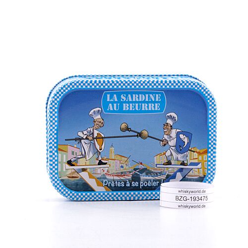 Ferrigno La Bonne Mer Sardinen mit Butter und Fleur de sel aus Camargue (zum Braten) 115g 115 Gramm Produktbild