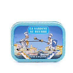 Ferrigno La Bonne Mer Sardinen mit Butter und Fleur de sel aus Camargue (zum Braten) 115g Produktbild