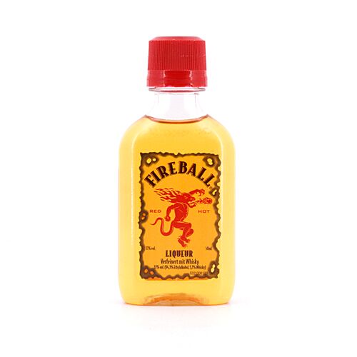 Fireball Cinnamon Whisky Liqueur Miniatur (PET-Flasche) 0,050 Liter/ 33.0% vol Produktbild