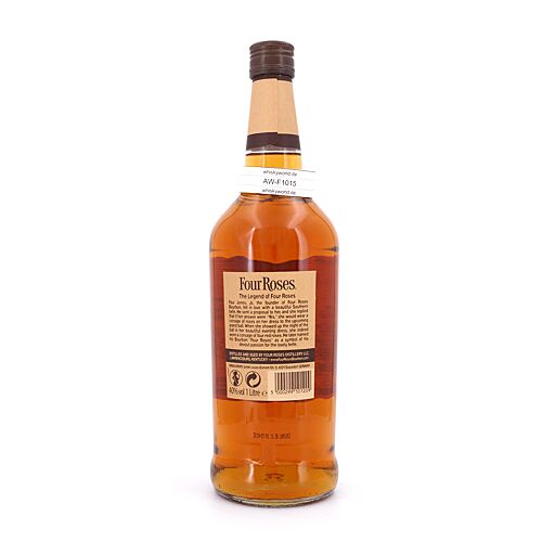 Four Roses Kentucky Straight Bourbon Whiskey Literflasche 1 Liter/ 40.0% vol Produktbild