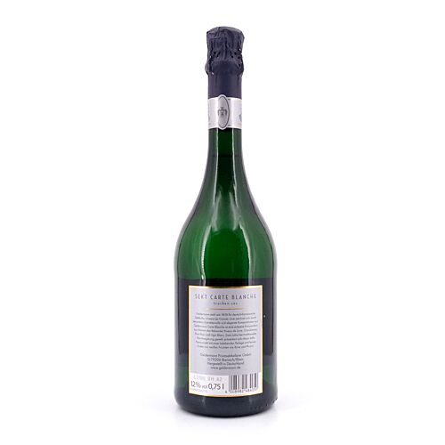 Geldermann Carte Blanche Sec Traditionelle Flaschengärung 2 Jahre gereift (trocken) 0,750 Liter/ 12.0% vol Produktbild