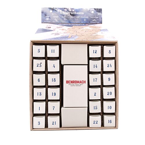 genuba Scotch Whisky Adventskalender 2025 / 24 x 2cl 0,480 Liter/ 48.3% vol Produktbild