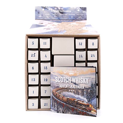 genuba Scotch Whisky Adventskalender 2025 / 24 x 2cl 0,480 Liter/ 48.3% vol Produktbild
