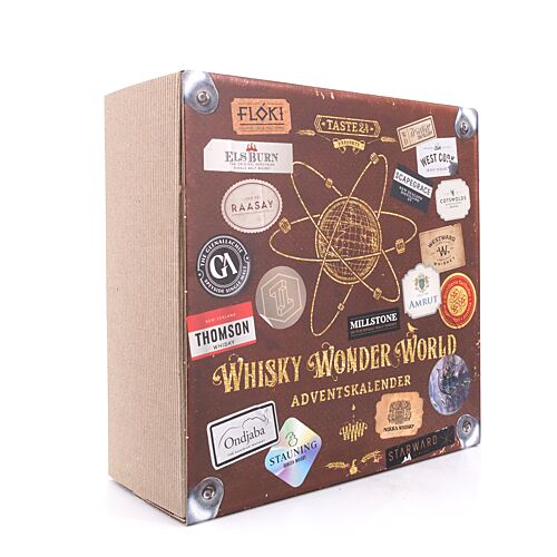 genuba Whisky Wonder World Adventskalender 2025 / 24 x 2cl 0,480 Liter/ 48.4% vol Produktbild