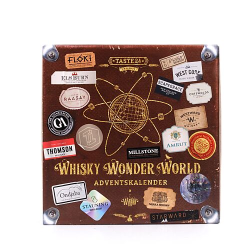 genuba Whisky Wonder World Adventskalender 2025 / 24 x 2cl 0,480 Liter/ 48.4% vol Produktbild