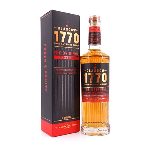 Glasgow Distillery 1770 Glasgow Single Malt The Original  0,70 Liter/ 46.0% vol Produktbild