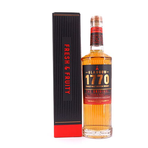 Glasgow Distillery 1770 Glasgow Single Malt The Original  0,70 Liter/ 46.0% vol Produktbild