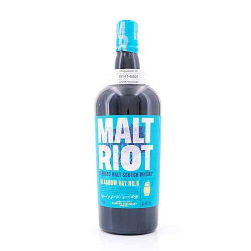 Glasgow Distillery Malt Riot Vat No. 6  0,70 Liter/ 40.0% vol Produktbild