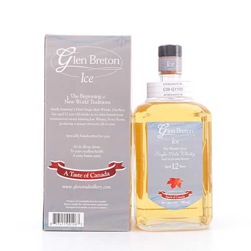 Glen Breton Ice 12 Jahre Aged in Icewine Barrels Single Malt Whisky 0,70 Liter/ 40.0% vol Produktbild