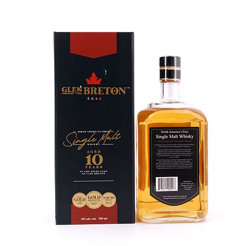 Glen Breton Rare 10 Jahre Single Malt Whisky  0,70 Liter/ 43.0% vol Produktbild