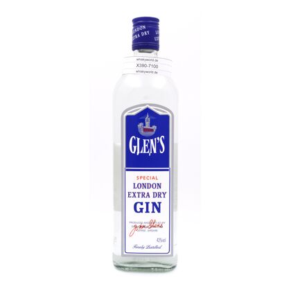 Glen Catrine Distillers Glens London Extra Dry Gin  0,70 Liter/ 43.0% vol