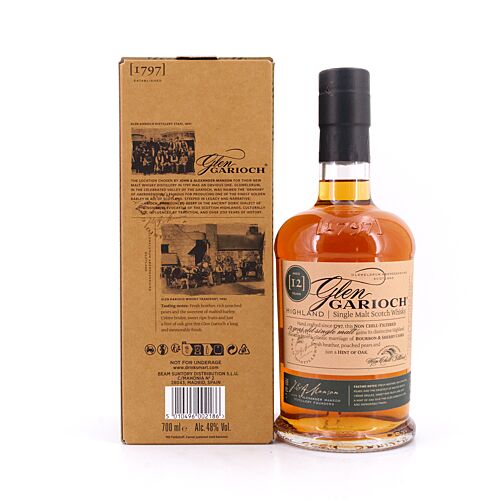 Glen Garioch 12 Jahre Bourbon & Sherry Casks  0,70 Liter/ 48.0% vol Produktbild