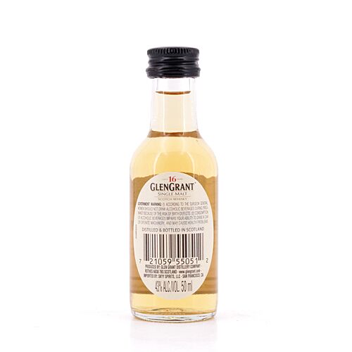 Glen Grant 16 Jahre Miniatur 0,050 Liter/ 43.0% vol Produktbild