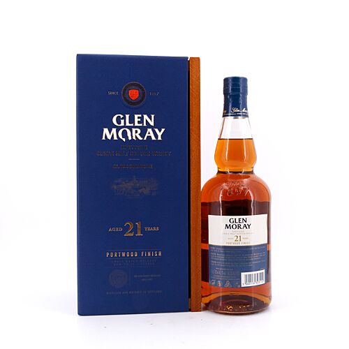 Glen Moray 21 Jahre Port Wood Finish  0,70 Liter/ 46.3% vol Produktbild