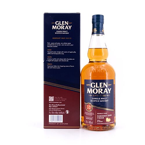 Glen Moray Cabernet Cask Finish  0,70 Liter/ 40.0% vol Produktbild