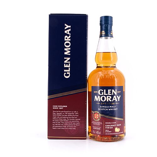 Glen Moray Cabernet Cask Finish  0,70 Liter/ 40.0% vol Produktbild