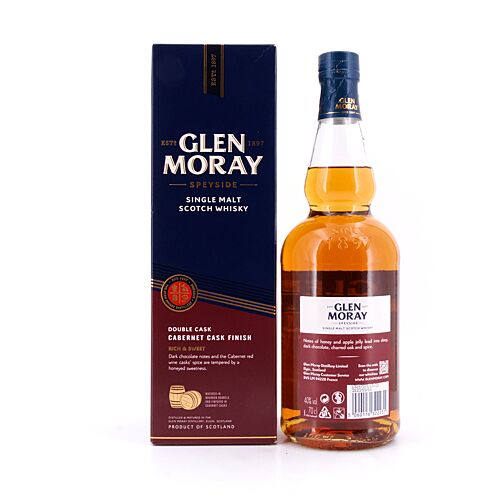 Glen Moray Cabernet Cask Finish  0,70 Liter/ 40.0% vol Produktbild