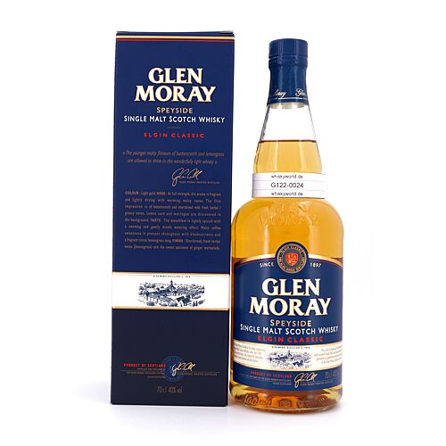 Glen Moray Classic Elgin  0,70 Liter/ 40.0% vol Produktbild