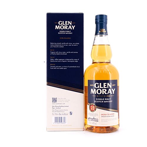 Glen Moray Classic Elgin Our Classic 0,70 Liter/ 40.0% vol Produktbild