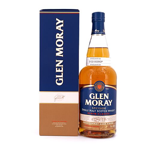 Glen Moray Elgin Classic Chardonnay Cask Finish  0,70 Liter/ 40.0% vol Produktbild