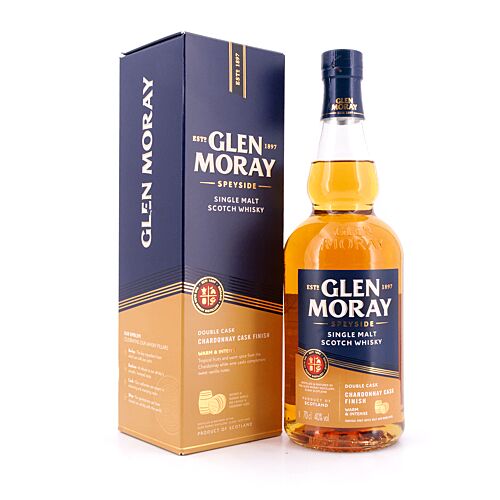Glen Moray Elgin Classic Chardonnay Cask Finish  0,70 Liter/ 40.0% vol Produktbild