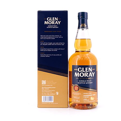 Glen Moray Elgin Classic Chardonnay Cask Finish  0,70 Liter/ 40.0% vol Produktbild