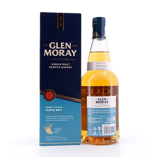 Glen Moray Elgin Classic Peated  0,70 Liter/ 40.0% vol Produktbild