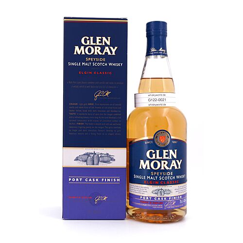 Glen Moray Port Cask finish  0,70 Liter/ 40.0% vol Produktbild