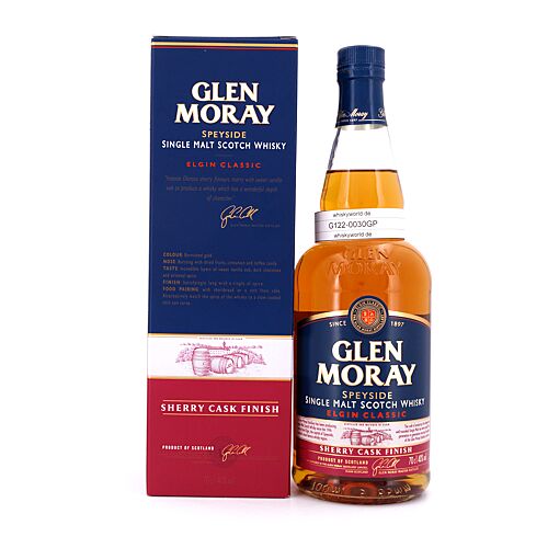 Glen Moray Sherry Cask Finish  0,70 Liter/ 40.0% vol Produktbild