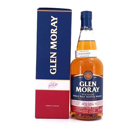 Glen Moray Sherry Cask Finish  0,70 Liter/ 40.0% vol Produktbild