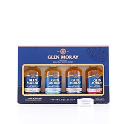 Glen Moray Tasting Set Elgin Classic, Peated Malt, Port Cask Finish, Sherry Cask Finish je 0,05l Produktbild
