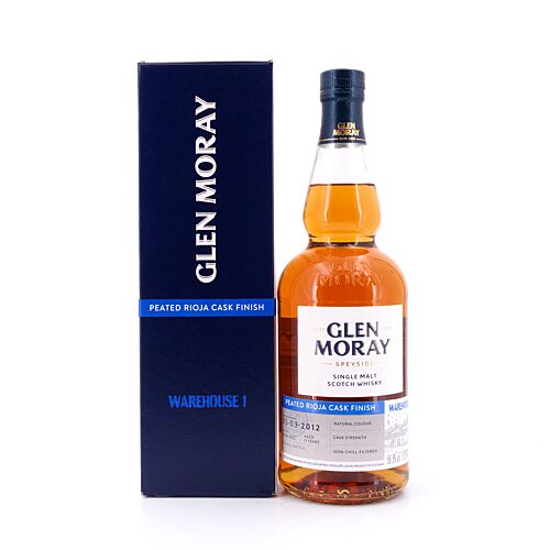 Glen Moray Warehouse 1 2012 Peated Cask Finish  0,70 Liter/ 59.8% vol Produktbild